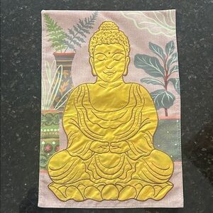 Buddha Burlap, Heavyweight, Flag Decor